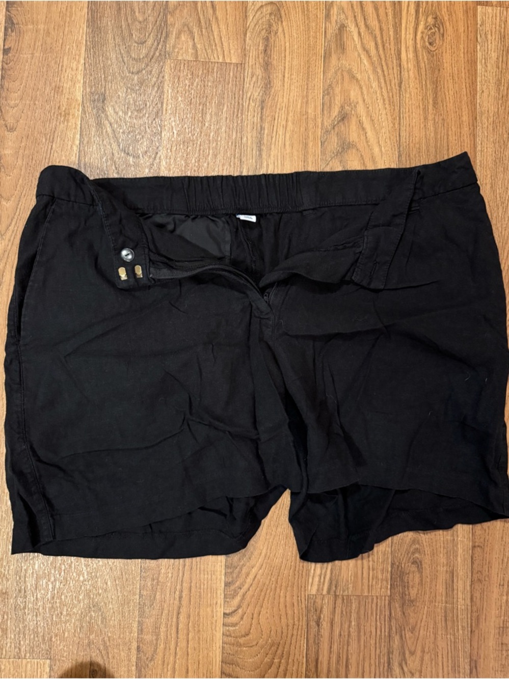 Old Navy Black Women's Lightweight Jean-Style Shorts